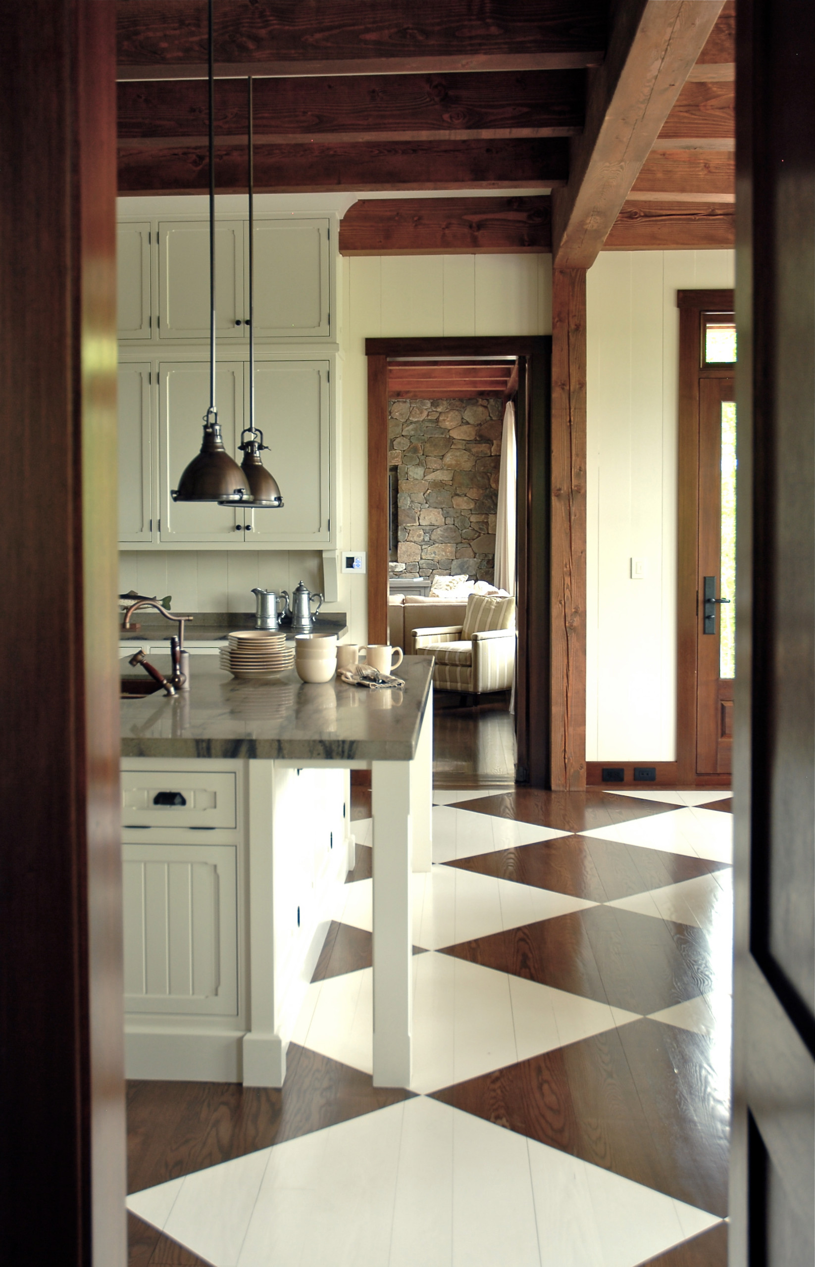 Turn Your Kitchen Into a Classic With Checkered Floors | Houzz NZ
