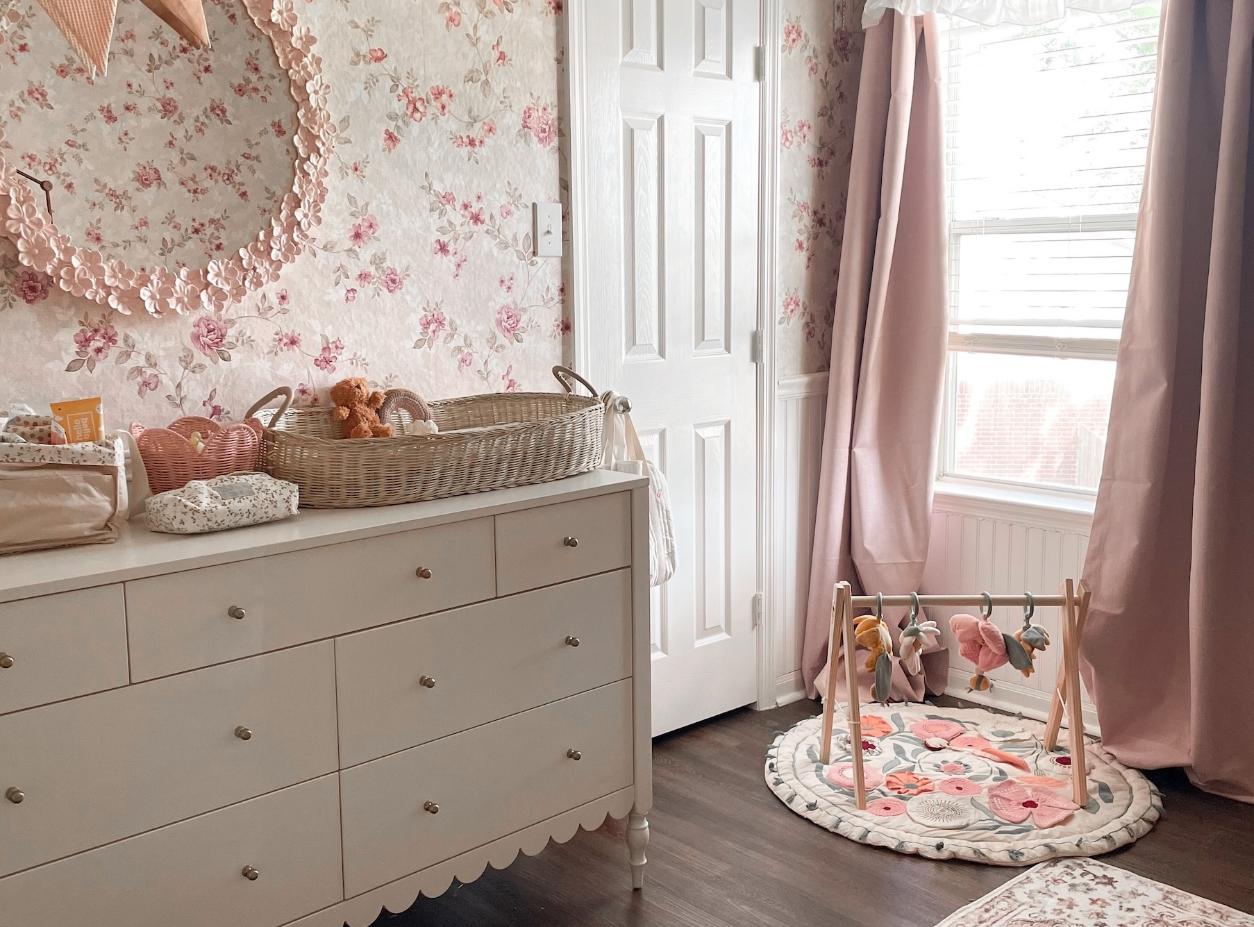 Vintage Inspired Floral Nursery with all the Cottage Core Vibes - Project Nursery