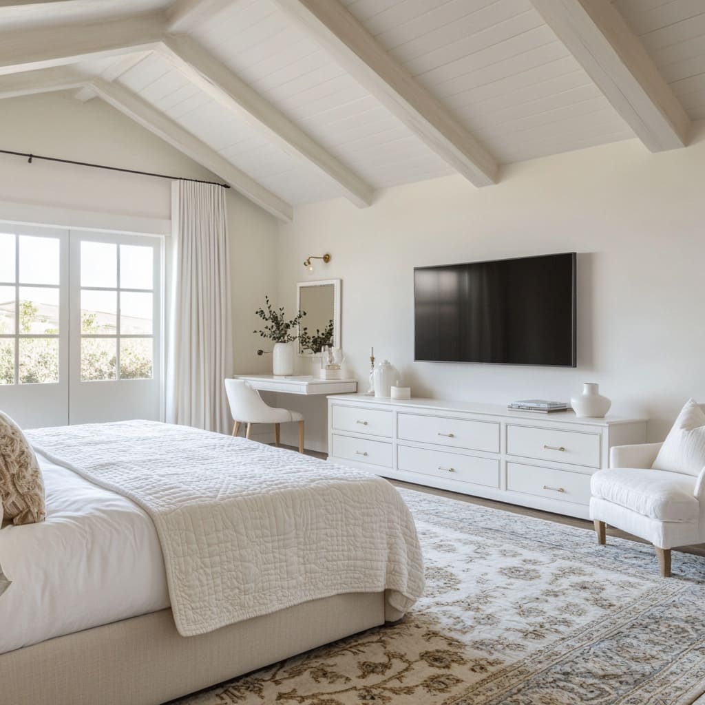 White-on-White Bedroom Ideas for Calm, Stylish Interiors