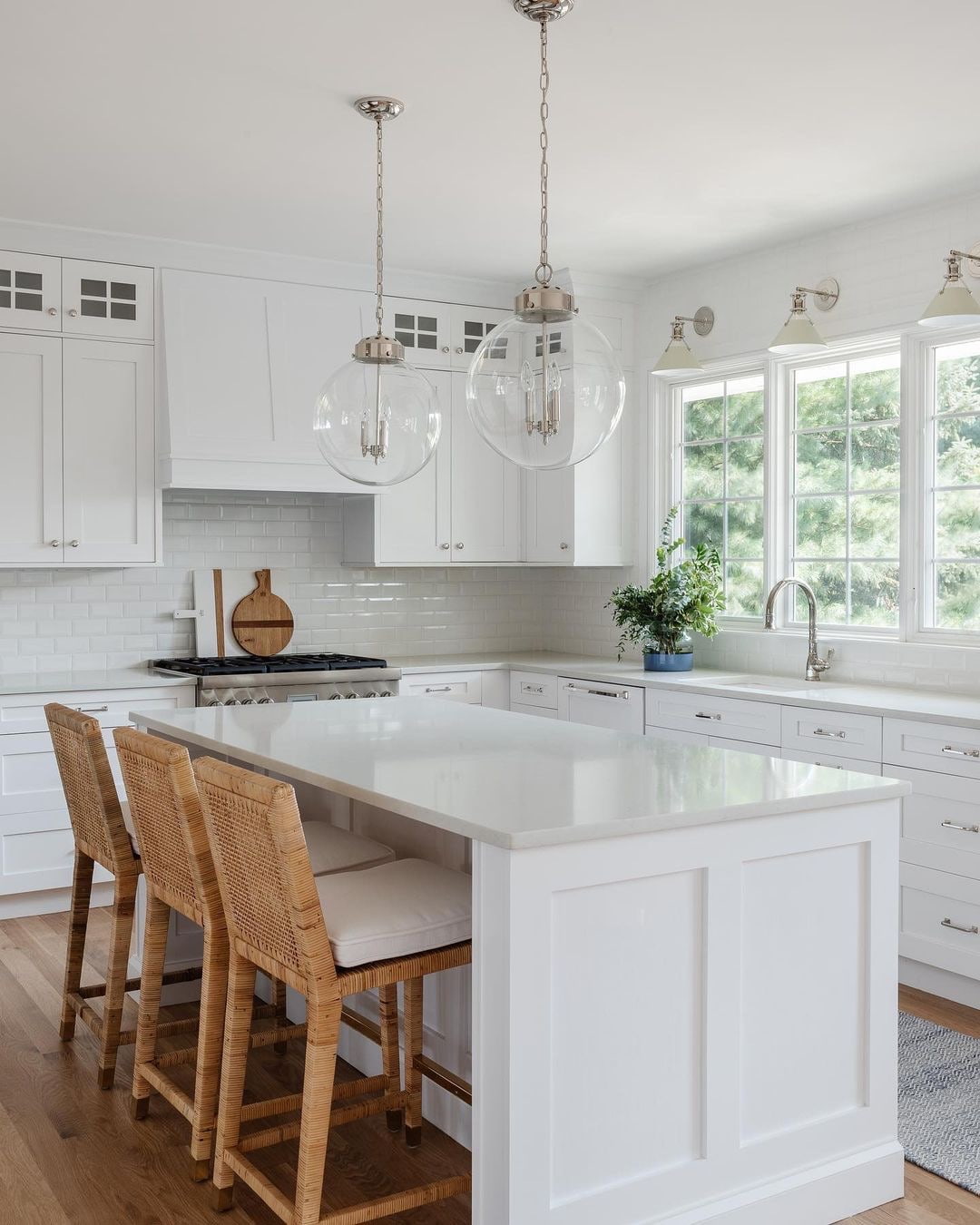 White Windows Brighten Kitchen Sink Workspace | Pella