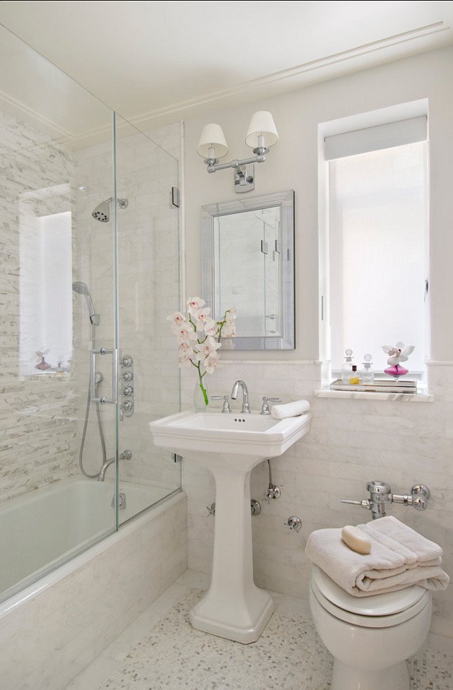 Friday Eye Candy | Small Bathrooms - A Thoughtful Place