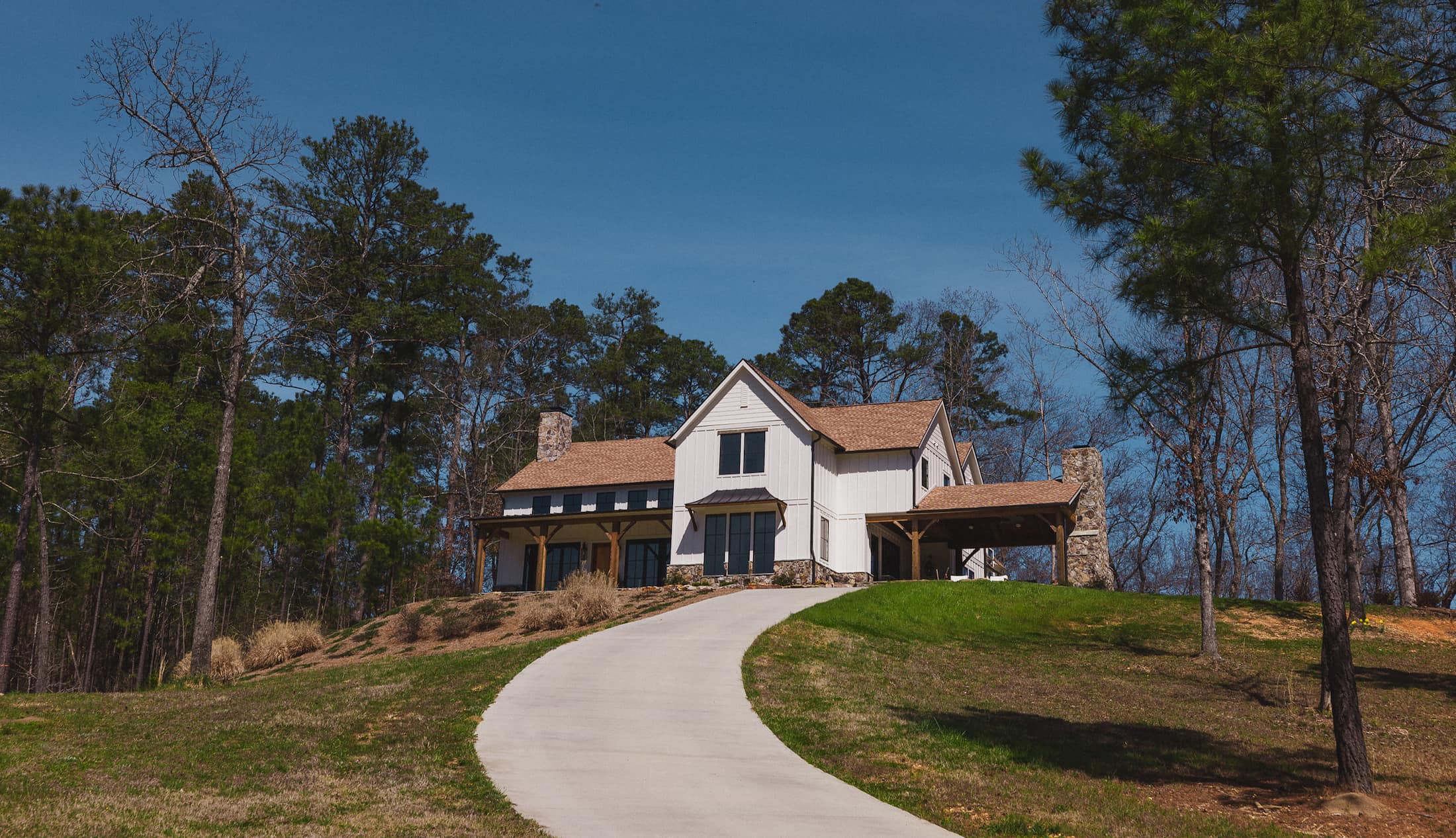 Modern Farmhouse Home - - Pinson's Construction